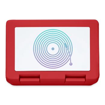 DJ Vinyl Music - Lunchbox - red - Front