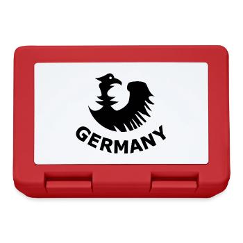 Design des ventilateurs allemands - Boîte à goûter - rouge - Devant