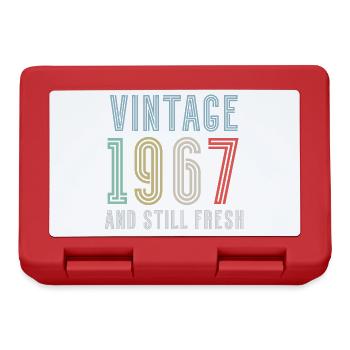 Millésime 1967 - Boîte à goûter - rouge - Devant