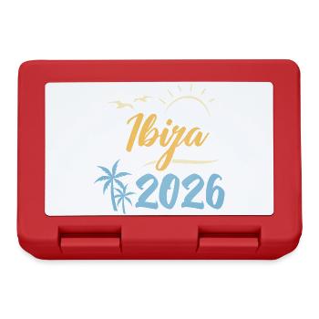 Ibiza 2026 - Brotdose - Rot - Vorne
