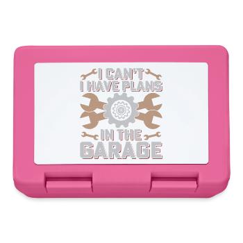 Garage Plans Tool Humor - Lunchbox - pink - Front