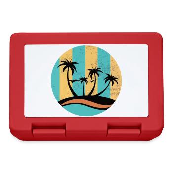 Beach Circle - Brotdose - Rot - Vorne