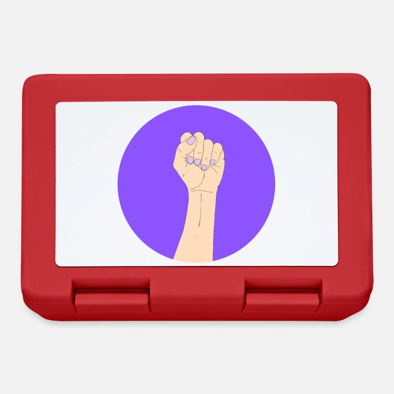 Autonomisation en violet - Boîte à goûter - rouge