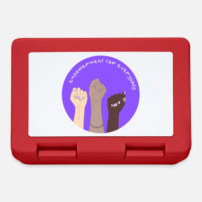 Autonomisation pour tous - Boîte à goûter - rouge