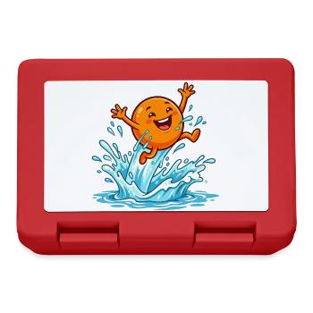 Vacances à la piscine à l’ambiance orange Orange Summer Vacation Ladies - Boîte à goûter - rouge - Devant