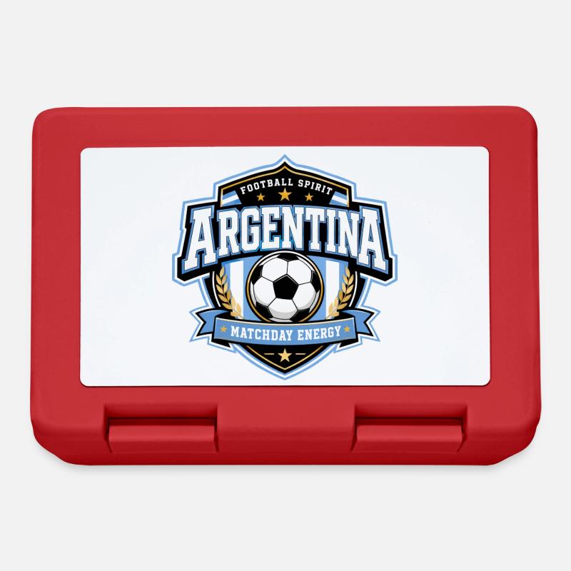 Argentinien Matchday Energie - Brotdose - Rot