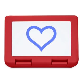 Heart - Lunchbox - red - Front