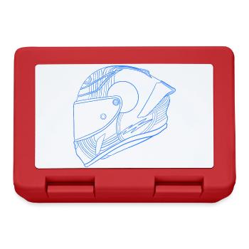 Helm - Brotdose - Rot - Vorne