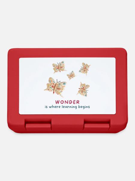 Wonder is where learning begins - Brotdose - Rot