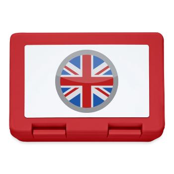 Flagge Großbritanniens - Brotdose - Rot - Vorne