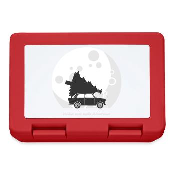Früher war mehr Abenteuer (Trabi-Edition) - Brotdose - Rot - Vorne