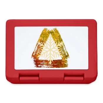 Snowflake E 99 - Lunchbox - red - Front