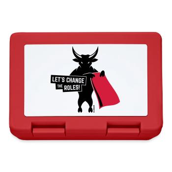 Let’s Change The Roles! (Gegen Stierkampf / 2C) - Brotdose - Rot - Vorne