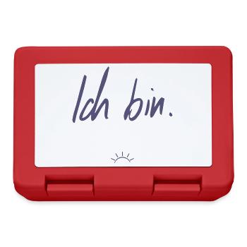 Ich bin - Brotdose - Rot - Vorne