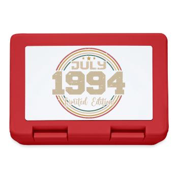 1994 Geburtstag Juli 1994 Geschenk Juli 1994 - Brotdose - Rot - Vorne