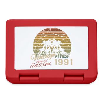 Vintage 1991 Birthday Gift 1991 Retro 1991 - Lunchbox - red - Front