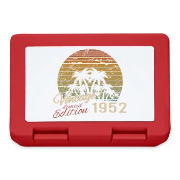 Vintage 1952 Anniversaire Cadeau 1952 Rétro 1952 - Boîte à goûter - rouge - Devant