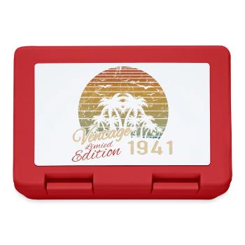 Vintage 1941 Birthday Gift 1941 Retro 1941 - Lunchbox - red - Front
