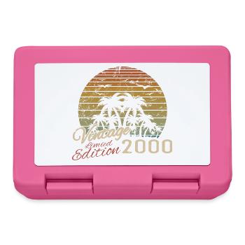 Vintage 2000 Birthday Gift 2000 Retro 2000 - Lunchbox - pink - Front