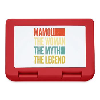 Mamou - the woman - the myth - the legend - Mamie - Boîte à goûter - rouge - Devant
