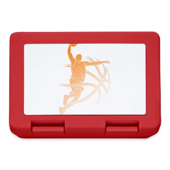 BASKETBALL GAME BASKETBALL PLAYER BASKETBALL - Lunchbox - red - Front
