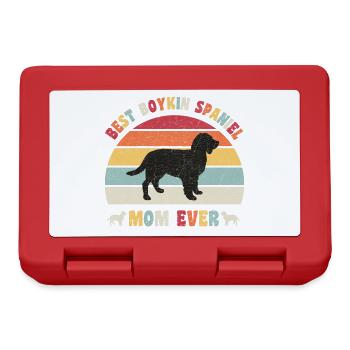 Meilleure maman Boykin Spaniel jamais amoureux des chiens vintage - Boîte à goûter - rouge - Devant