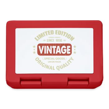 Vintage 1956 Cadeau D'anniversaire 1956 Retro 1956 - Boîte à goûter - rouge - Devant