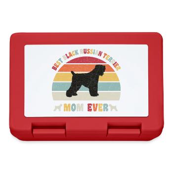 Meilleure maman Black Russian Terrier jamais amoureuse des chiens - Boîte à goûter - rouge - Devant