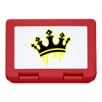 Symbole du roi de la couronne - Boîte à goûter - rouge - Devant