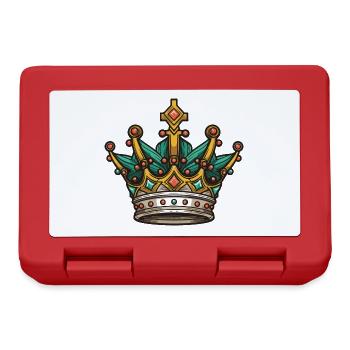 Majesté Couronne Couronne - Boîte à goûter - rouge - Devant