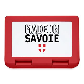 Made in Savoie - Boîte à goûter - rouge - Devant