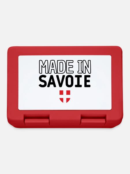 Made in Savoie - Boîte à goûter - rouge