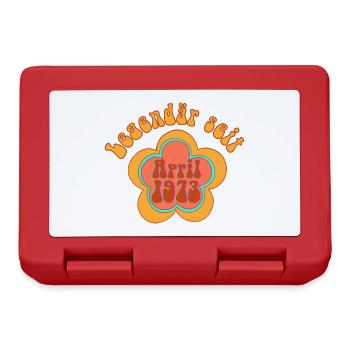 Legendär Seit April 1973 Geboren Geburtstag - Brotdose - Rot - Vorne