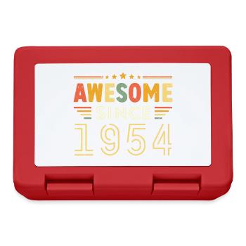 Millésime Légende 1954 Cadeau de 1954 - Né en 1954 - Boîte à goûter - rouge - Devant