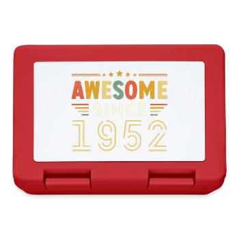 Millésime Légende 1952 Cadeau de 1952 - Né en 1952 - Boîte à goûter - rouge - Devant