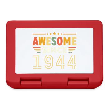 Millésime Légende 1944 Cadeau de 1944 - Né en 1944 - Boîte à goûter - rouge - Devant