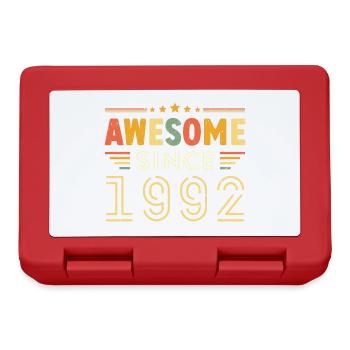 Vintage Legend 1992 Geschenk von 1992 - Jahrgang 1992 - Brotdose - Rot - Vorne
