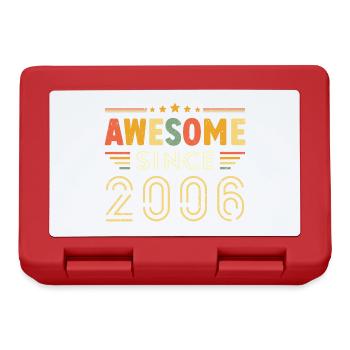 Vintage Legend 2006 Gift from 2006 - Born in 2006 - Lunchbox - red - Front