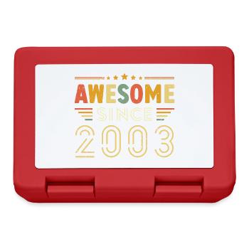 Millésime Légende 2003 Cadeau de 2003 - Né en 2003 - Boîte à goûter - rouge - Devant