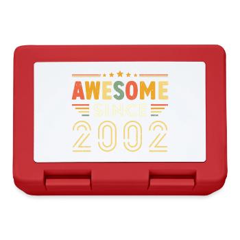 Millésime Légende 2002 Cadeau de 2002 - Né en 2002 - Boîte à goûter - rouge - Devant