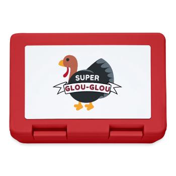 Super Glou-glou - Brotdose - Rot - Vorne