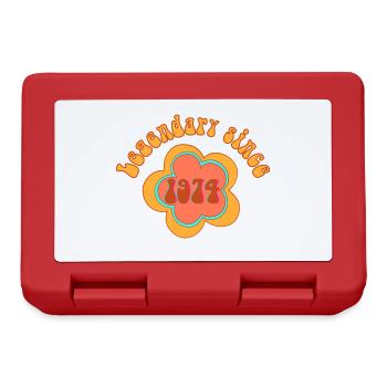 Legendary since 1974 Geburtstag Retro - Brotdose - Rot - Vorne
