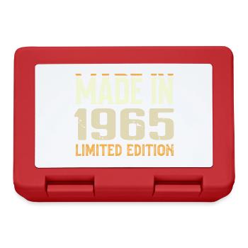Cadeau Anniversaire 1965 Génial Depuis 1965 Retro - Boîte à goûter - rouge - Devant