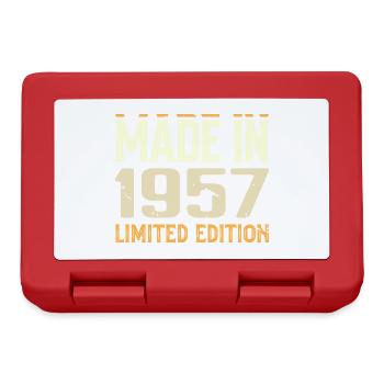 Awesome 1957 Anniversary Gift From 1957 Retro - Lunchbox - red - Front