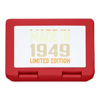 Awesome 1949 Anniversary Gift Since 1949 Retro - Lunchbox - red - Front