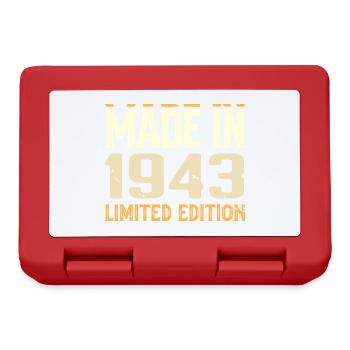 Awesome 1943 Birthday Gift From 1943 Retro - Lunchbox - red - Front