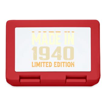 Awesome 1940's Birthday Gift From 1940's Retro - Lunchbox - red - Front