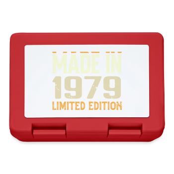 Tolles Geschenk zum Jubiläum 1979 von 1979 Retro - Brotdose - Rot - Vorne