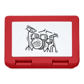 Batterie Drummer - Lunchbox - red - Front