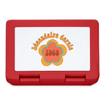Legendär Seit 1969 Geboren Geburtstag - Brotdose - Rot - Vorne
